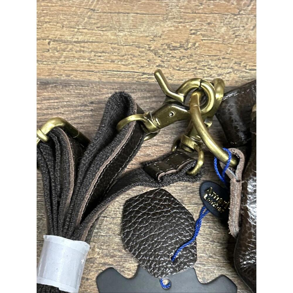 Ameri Leather Purse-Dark Brown-New With Tags-16x1… - image 4